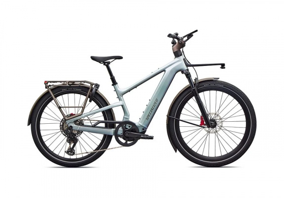Specialized Turbo Vado 3 6.0 Electric Hybrid Bike - 2027 S / GLOSS AGAVE GREY / BLACK PEARL