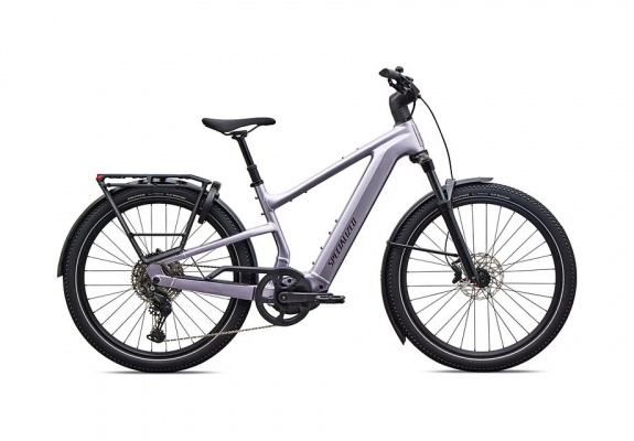 Specialized Turbo Vado 3 EVO 5.0 Electric Hybrid Bike - 2027 S / GLOSS AMETHYST FROST METALLIC / BORDEAUX METALLIC