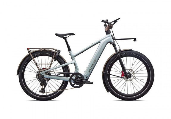 Specialized Turbo Vado 3 EVO 6.0 Electric Hybrid Bike - 2027 S / GLOSS AGAVE GREY / BLACK PEARL