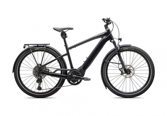 Specialized Turbo Vado 5.0 Electric Hybrid Bike - 2025 S / Gloss Castblack / Satin Silver Reflective