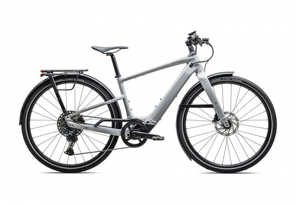 Specialized Turbo Vado SL 2 5.0 EQ Electric Hybrid Bike - 2026 S / Gloss Dove Gray / Cool Grey Frost