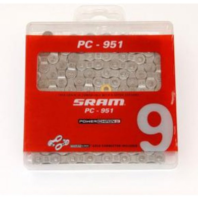 Sram Pc951 9spd Bike Chain Grey (114 Links)