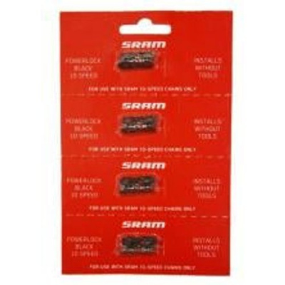 Sram Powerlock Black 10 Speed Chain Link (4 Pack)