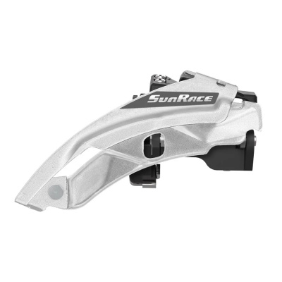 SunRace M500 Front Derailleur 28.6/31.8 / Black/Chrome