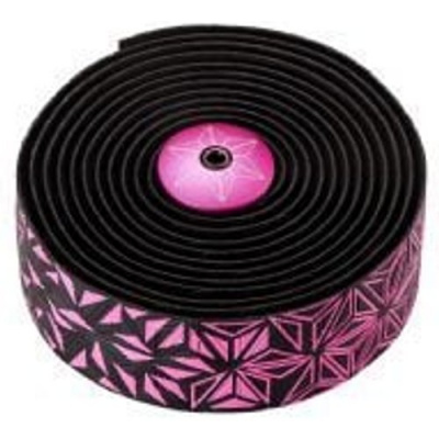 Supacaz Super Sticky Kush Star Fade Bar Tape Neon Pink