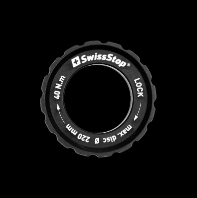 SwissStop Centre Lock Lockring Max 220mm Rotor - Disc Brake Rotors