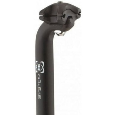 System Ex Seatpost 400mm 26.2 + 26.6mm Black 26.2mm