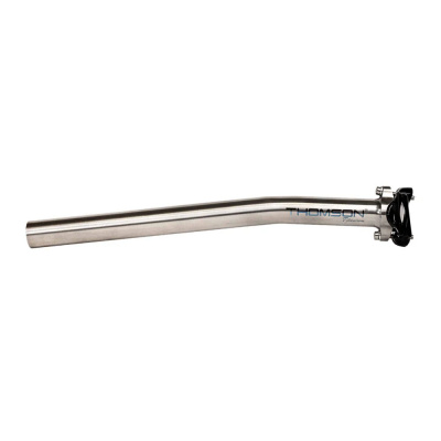 Thomson - Masterpiece Ti Seatpost Setback Brushed 27.2 x 350