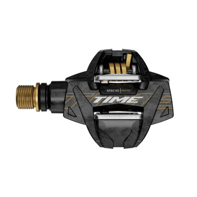 Time Sport TIME Pedal XC 12, Carbon body and Titanium spindle including ATAC standard cleats, Carbon Gold C1