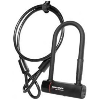 Trelock U5 Mini 180mm D Lock And Flex Cable Sold Secure Gold