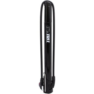 Truflo Air Flow MiniTrax CNC Mini Floor Pump with Extra-long hose, black