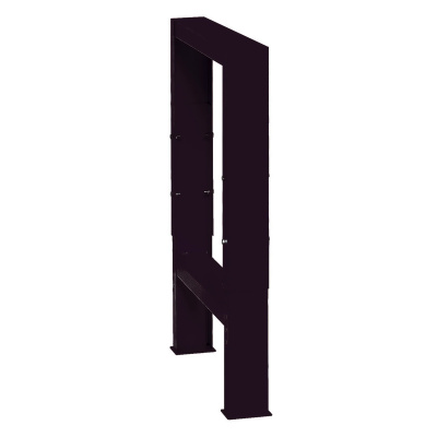 UNIOR Adjustable Leg For Modular Work Bench: BLACK