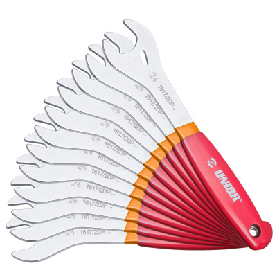 UNIOR Cone Wrench 12 Pcs Set: RED