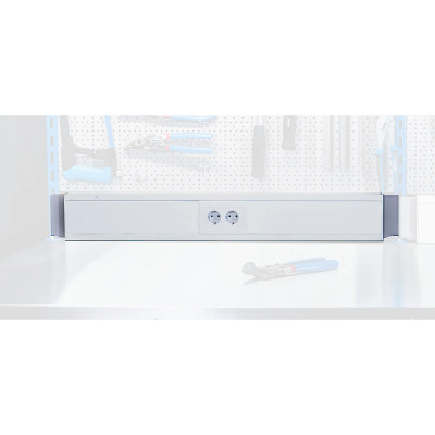 UNIOR Holder With Parapet Channel: BLUE BLUE / 998 X 130 X 55MM