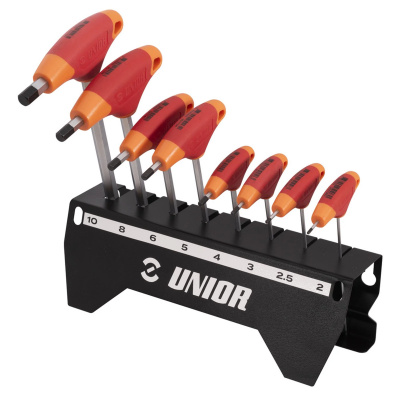 UNIOR T-Handle Wrench Set 2024: BLACK BLACK / HX 2-2.5-3-4-5-6-8-1