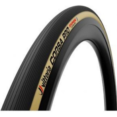Vittoria Corsa Pro Folding Tubeless G2.0 Cotton Road Tyre 700x24c 700x24c - Black/Tan