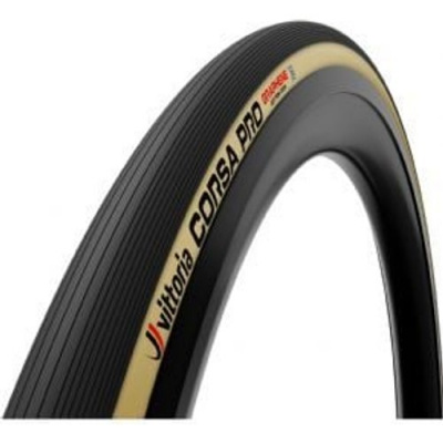 Vittoria Corsa Pro Tubular G2.0 Cotton Road Tyre  28" x 23mm - Tan/Black