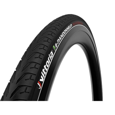 Vittoria E-Randonneur 700x35c Rigid Full Black Refl G2.0 Tyre black / 700x35