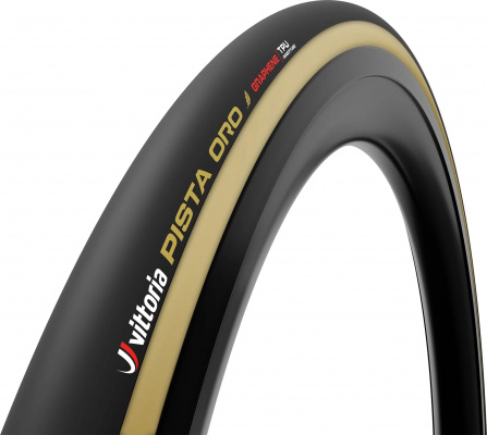 Vittoria PistaOro25-28'' Black Tan G2.0 Tubular TPU Tyre