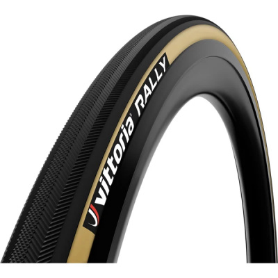 Vittoria Rally 21-28'' Black Tan RVC Tubular Tyre tan/black / 28x21