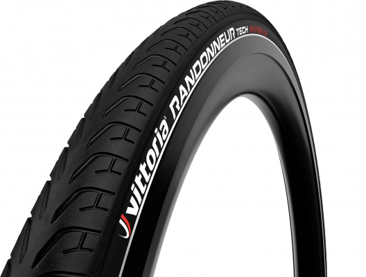Vittoria Randonneur Tech 700x48c Rigid Full Black Refl G2.0 Tyre