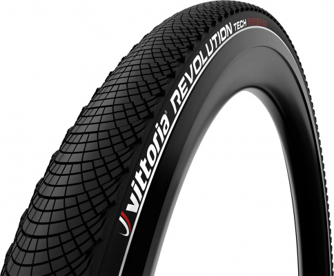 Vittoria Revolution Tech 700x38c Rigid Refl Full Black G2.0 Tyre