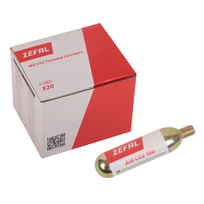 Zefal 16g Threaded Co2 Cartridges 2pc