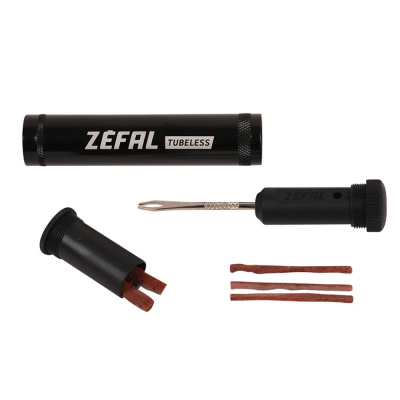 Zefal Tubeless Repair Kit Black Tube With Clip