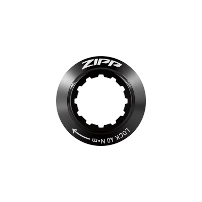 Zipp Lockring Centerlock Rotor - 12 Notch Internal Spline: BLACK