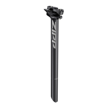 Zipp Seatpost Service Course 350mm length 0mm setback B2: BLAST BLACK WITH ETCHED LOGO