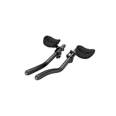 Zipp Vuka Clip above bar mount with Vuka Alumina Evo Extensions BLACK / 70MM RISE