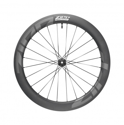 Zipp Wheel - 404 Firecrest Carbon Tubeless Disc Brake Center Locking 700c Front 24Spokes 12x100mm Standard Graphic B1