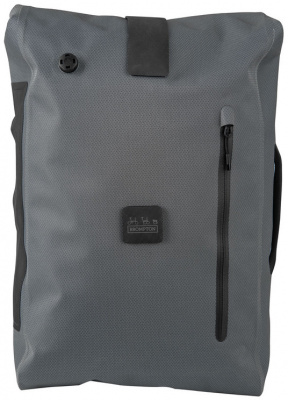 Brompton Borough Waterproof Backpack Graphite - Cycles UK