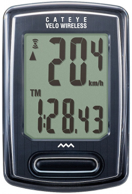 Cateye Velo Wireless Computer BLACK - Cycles UK