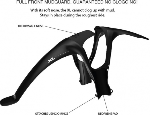 Crud XL Fender Full Front Mudguard