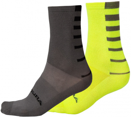 Endura Coolmax Stripe Socks (Twin Pack)