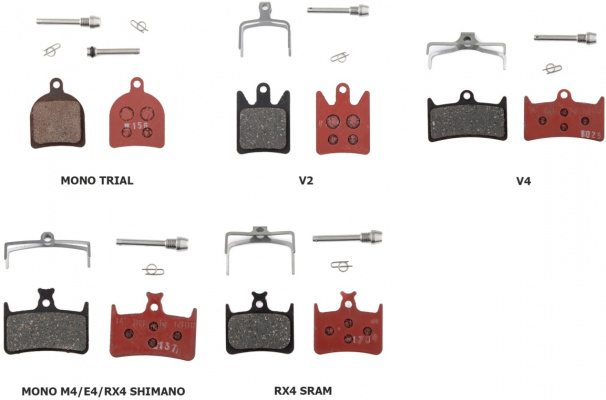 HOPE Brake Pads - All Weather Compound