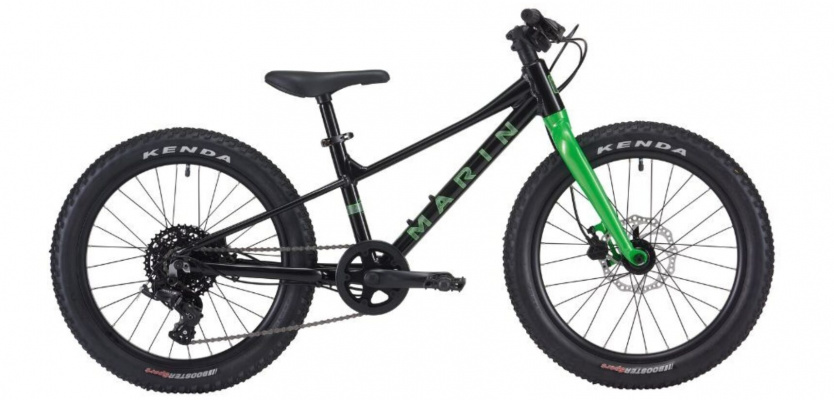 MARIN 2026 Bear Valley 20 Kids Mountain Bike BLACK GREEN - Cycles UK