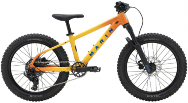 MARIN 2026 San Quentin JR 20 Inch Wheel Kids Bike YELLOW/ ORANGE - Cycles UK