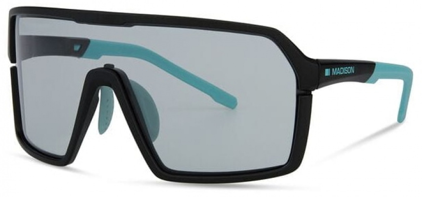 Madison Crypto Cycling Glasses Matt Black with Photochromic Lens