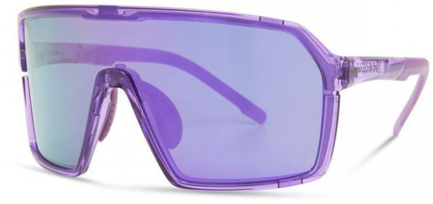Madison Eyewear Crypto Sunglasses 3 Lens Pack Crystal Gloss Purple