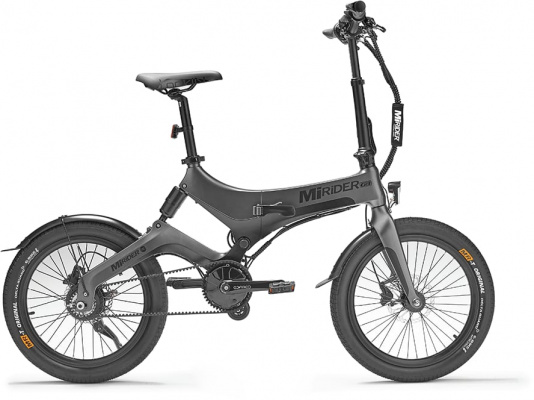 MiRiDER 20 Compact Folding Electric Bike Onyx Grey - Cycles UK