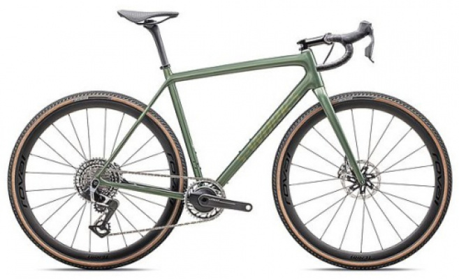 Specialized EX-DISPLAY S-Works Crux SRAM RED XPLR Gravel Bike Size 56 Gloss Cypress Metallic - Cycles UK