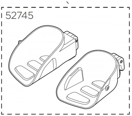 Thule Yepp Maxi Spare Footrests