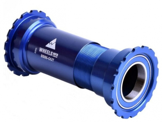 Wheels Manufacturing Wheels MFG BB86/92 Threaded ABEC-3 Bearings For 24mm Cranks - Blue