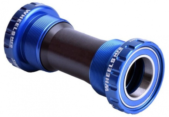 Wheels Manufacturing Wheels MFG BSA Threaded Frame ABEC-3 Bearings For 24mm Cranks - Blue