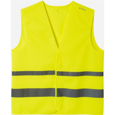 BTWIN Adult High Visibility Cycling Safety Vest