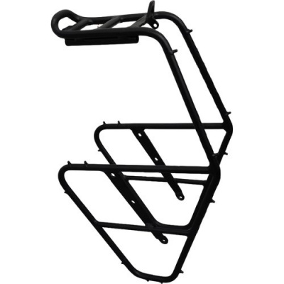 BTWIN Bike Front Pannier Rack Touring/advt-black