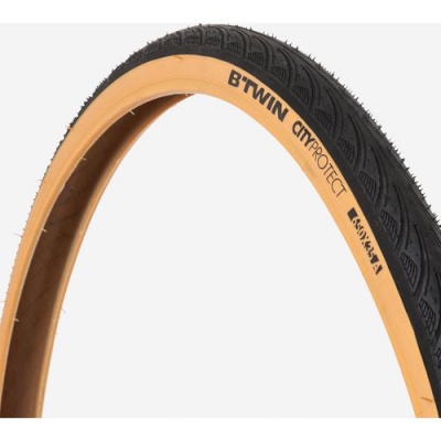 BTWIN City 5 Protect 650x35a/35 590 City Bike Tyre -590 mm Rim
