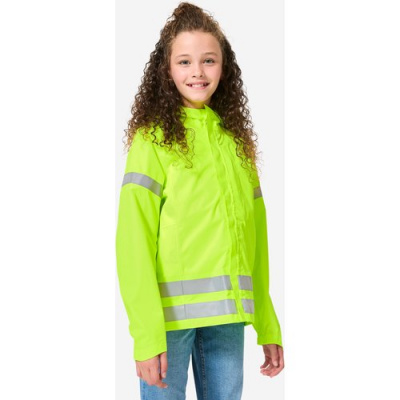 BTWIN Kids Hi-viz Waterproof Cycling Jacket 500